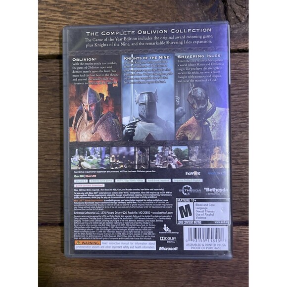 The Elder Scrolls IV: Oblivion - Game of the Year Edition (Xbox360) (250076) - Picture 2 of 7